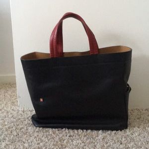 Bally leather tote